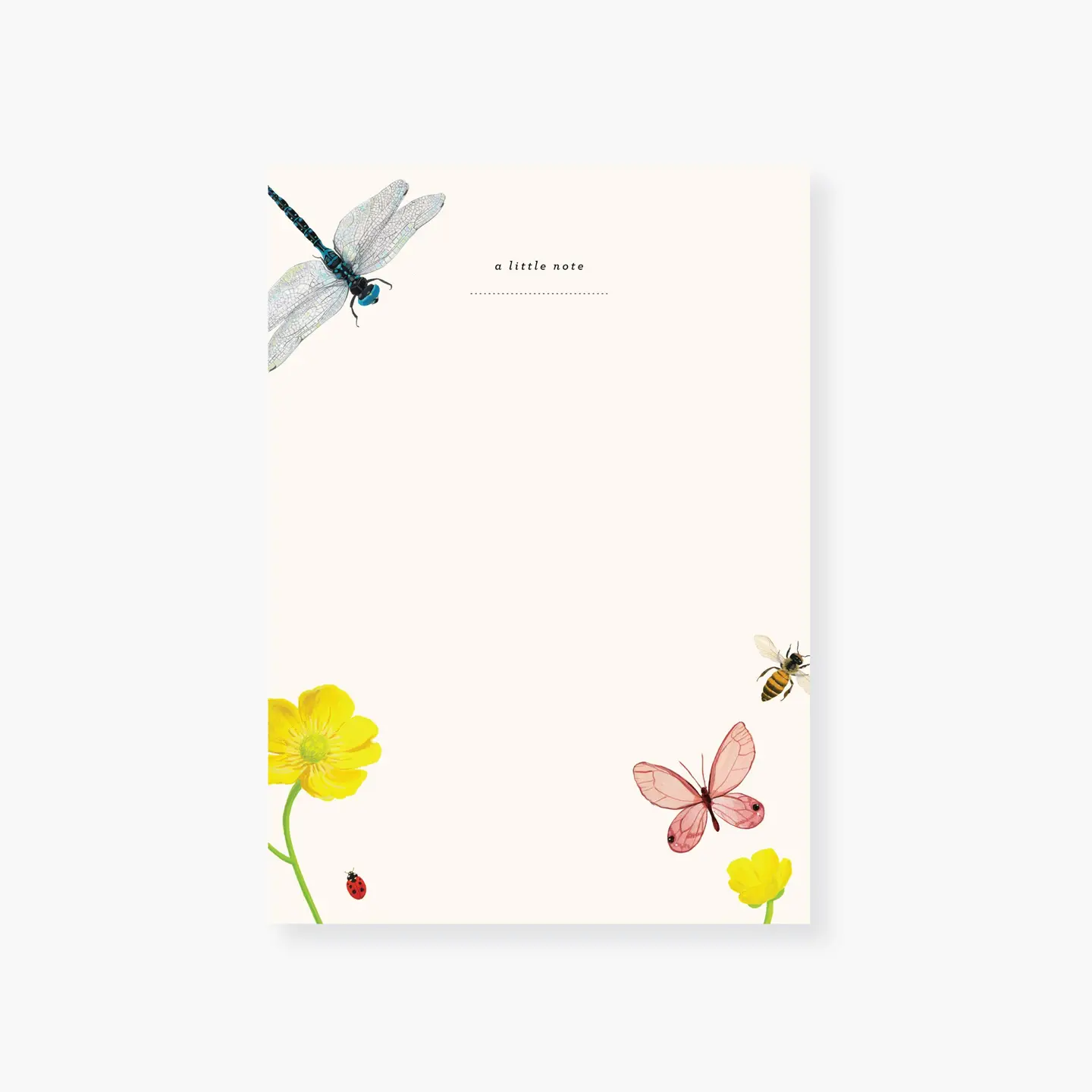 Garden Friends Chubby Note Pad