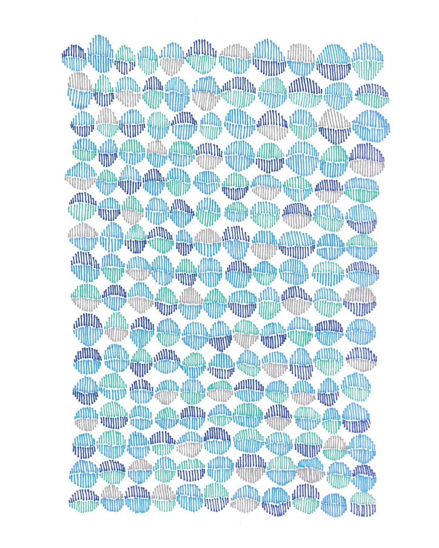 Blue Moons Art Print (0902)