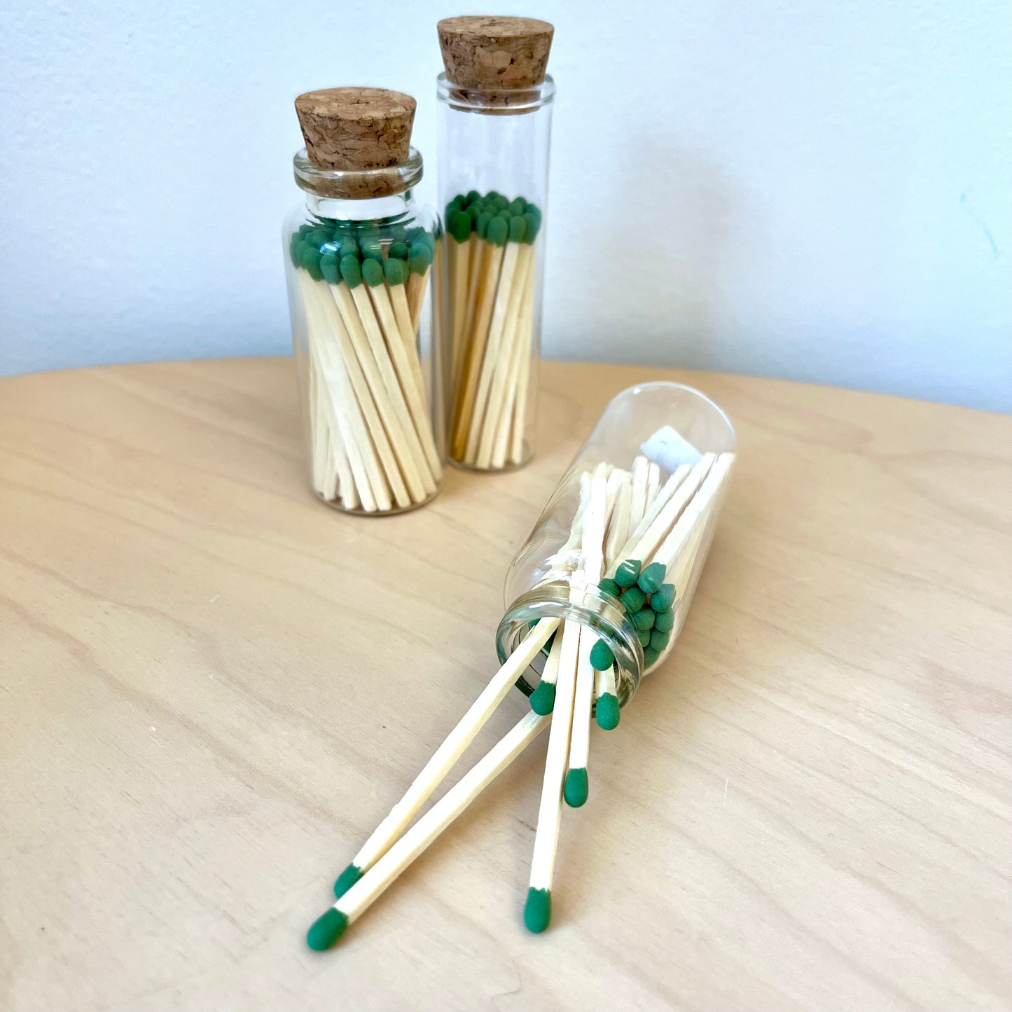 Matches in Glass Bottle