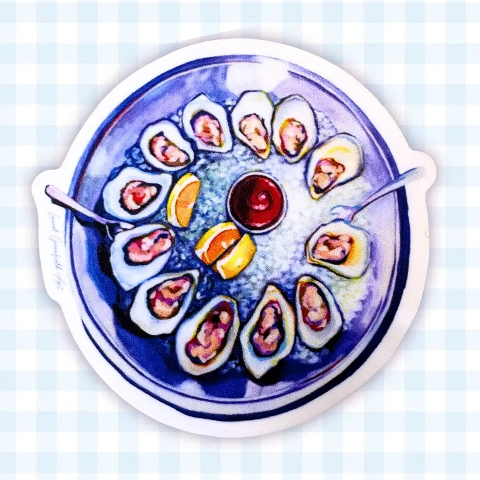 Oyster Platter Sticker
