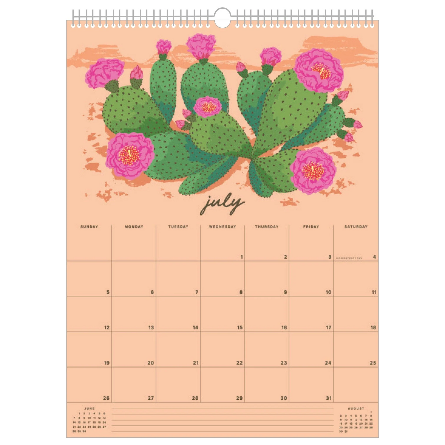 2026 Wall Calendar - Wildflowers
