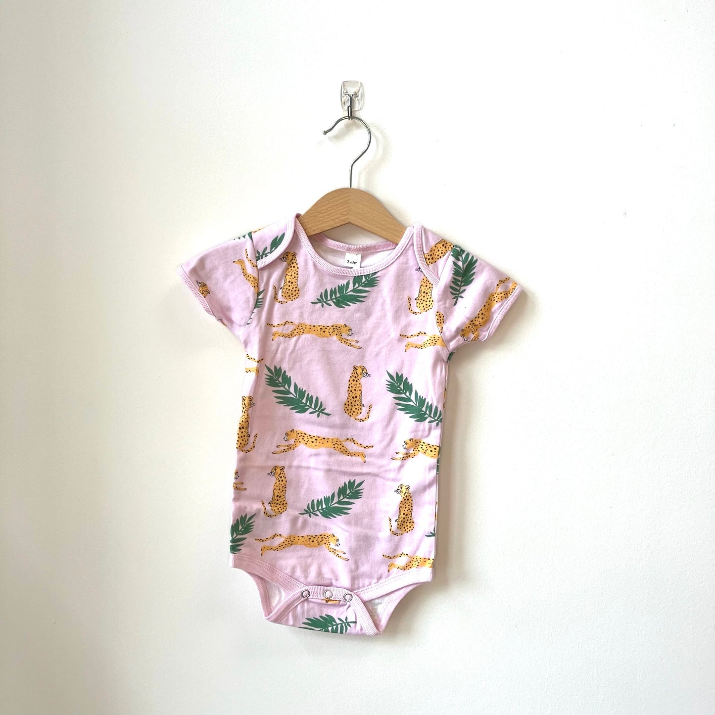 Baby Bodysuit - Pink Cheetah