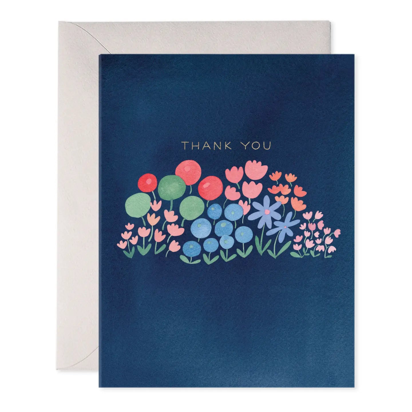 Thank You Card with Flowers
