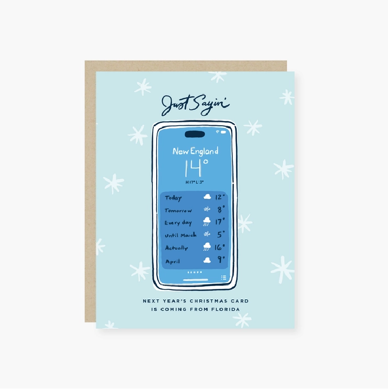Holiday Card - New England Weather