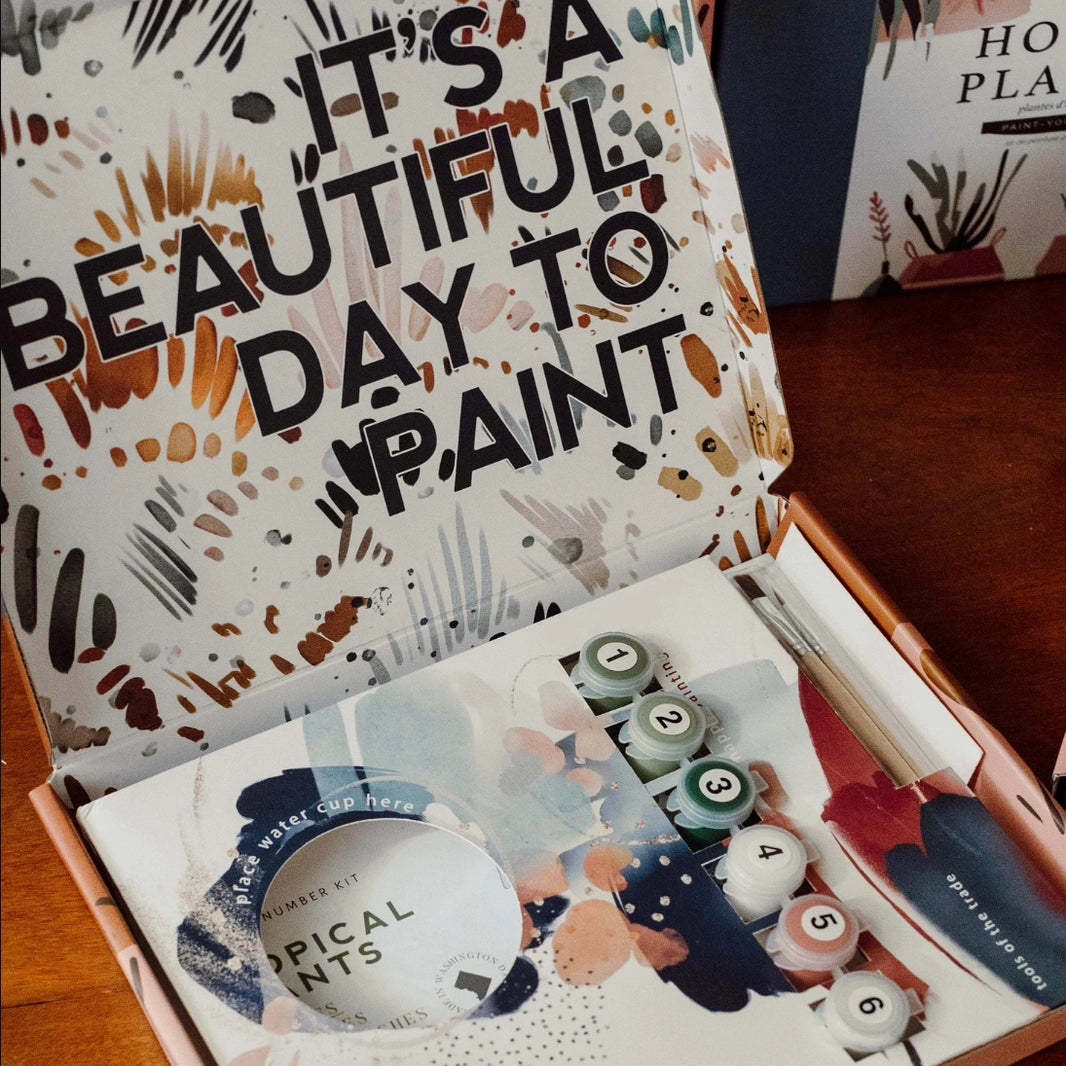 Paint by Number: Zinnia Blooms