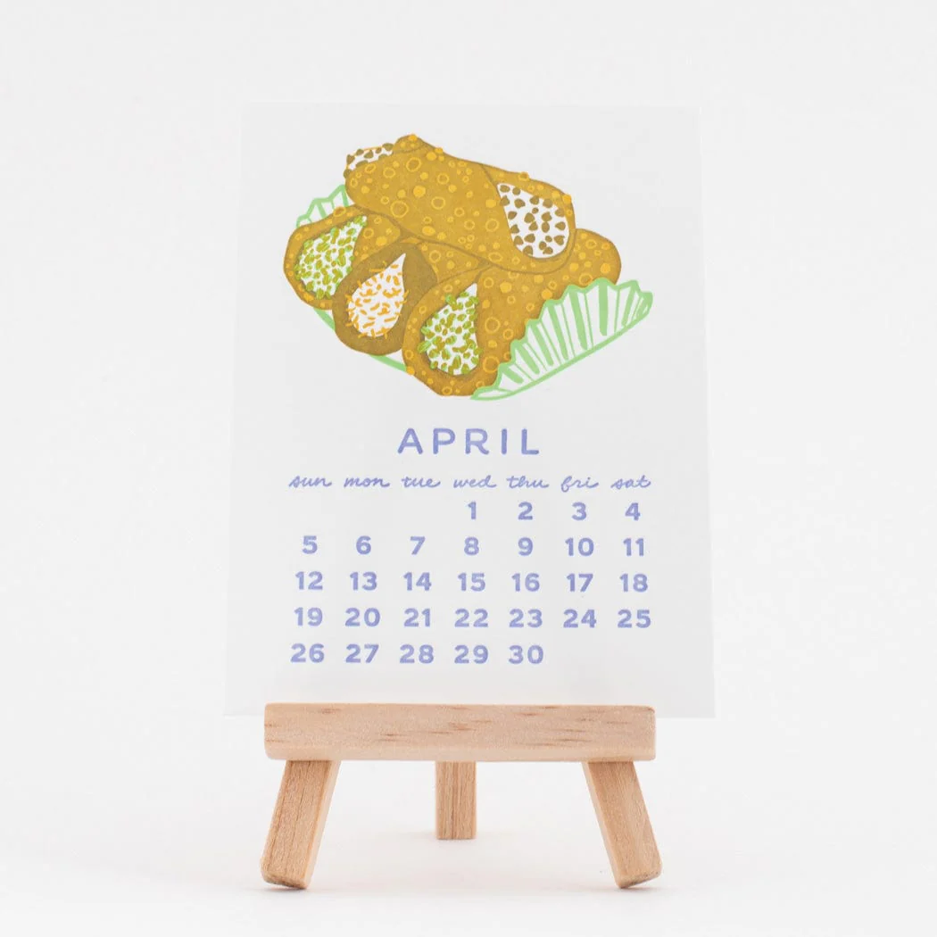 2026 Mini Easel Desk Calendar - Sweet Treats
