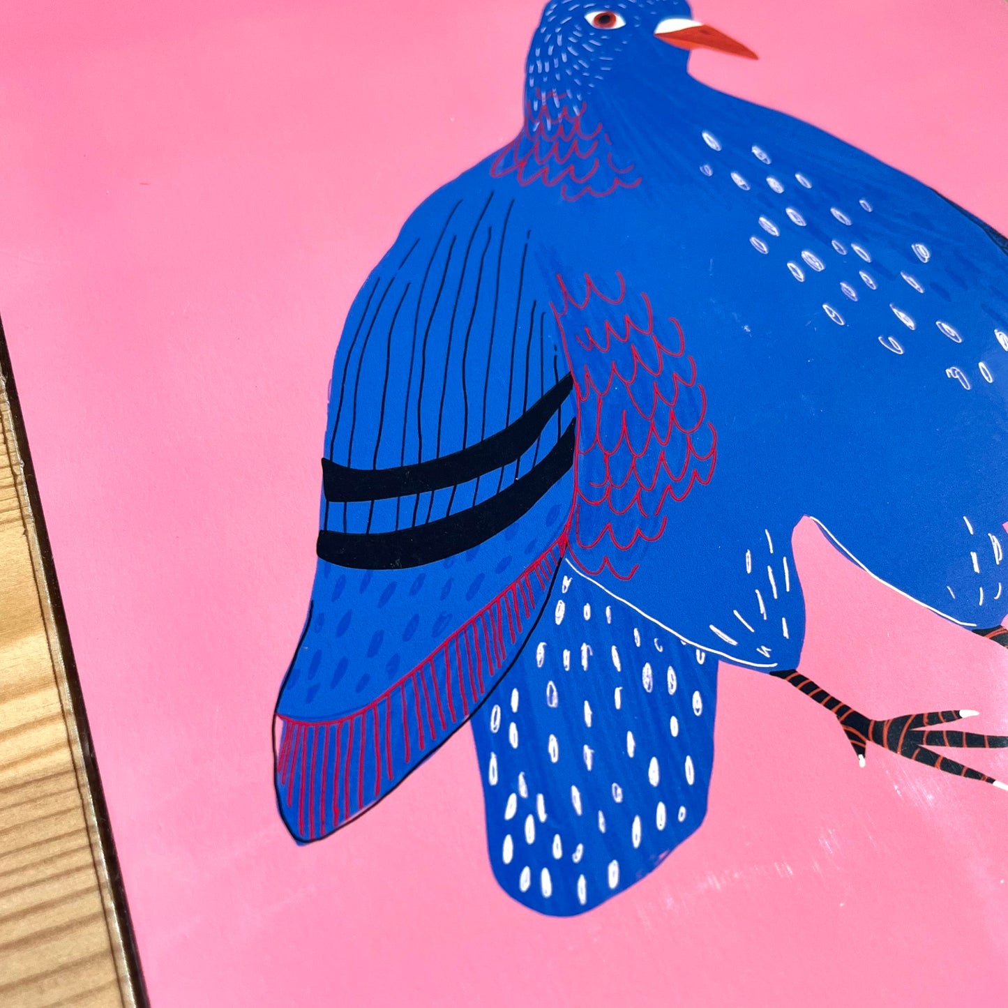Blue Bird Art Print