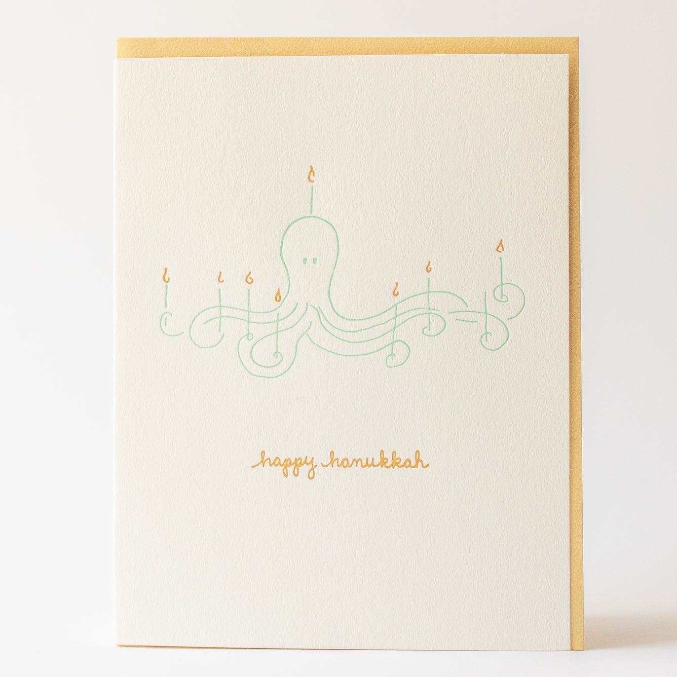 Holiday Card - Hanukkah Octopus
