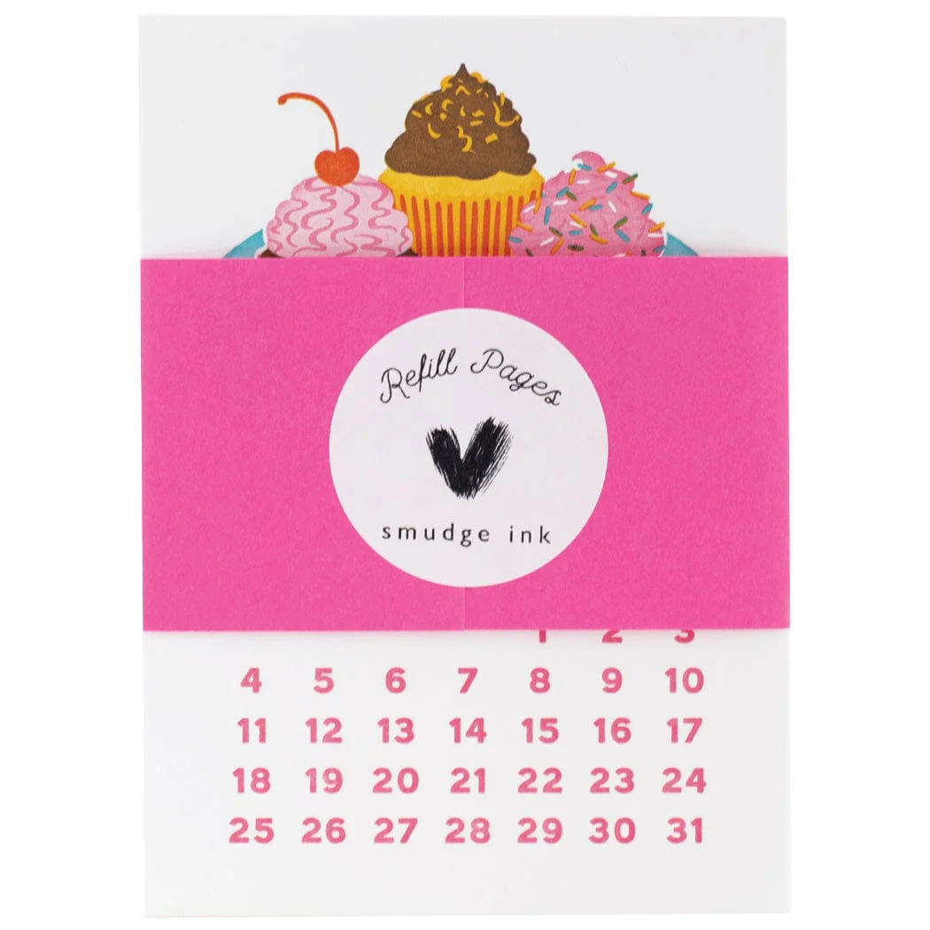 2026 Mini Easel Desk Calendar - Sweet Treats