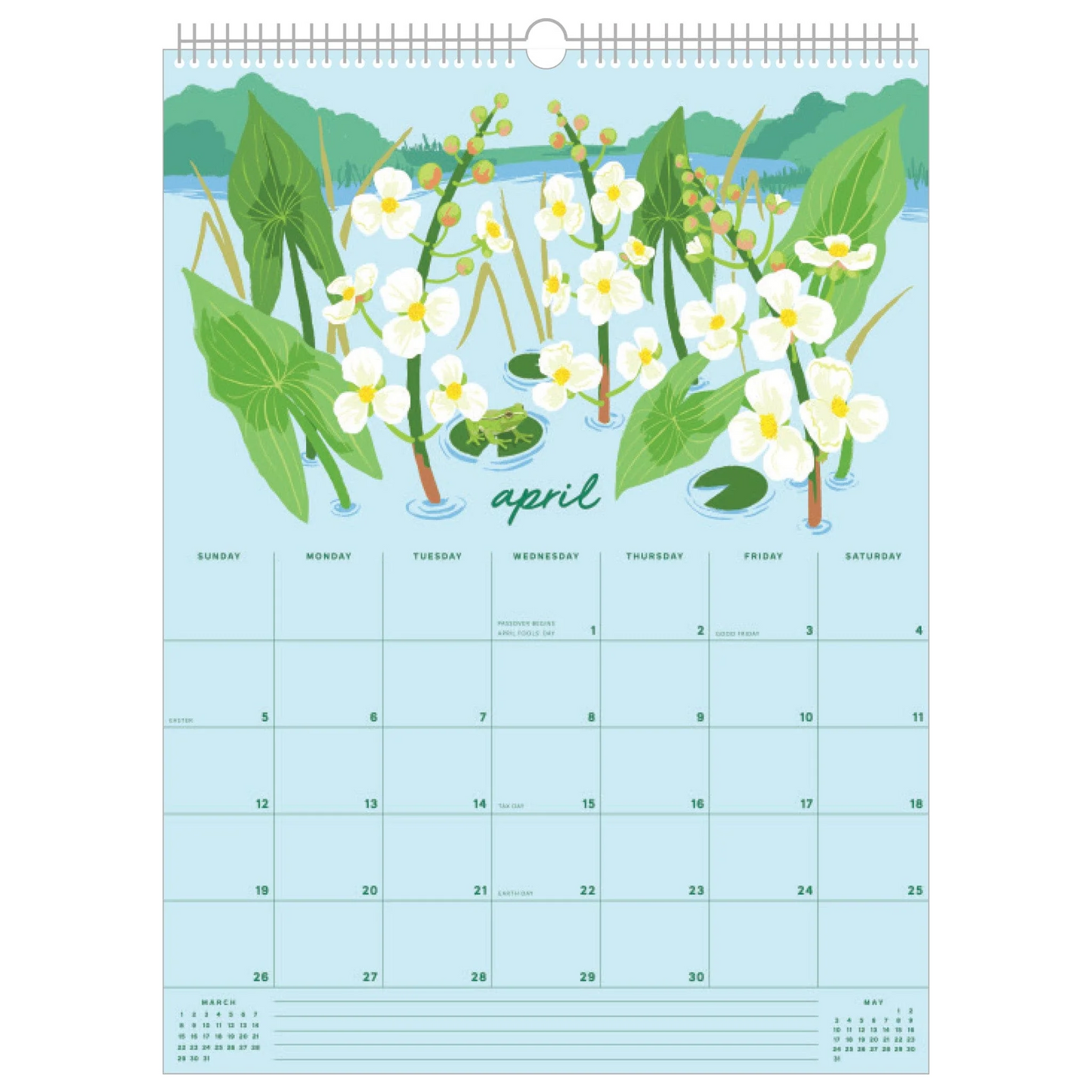 2026 Wall Calendar - Wildflowers