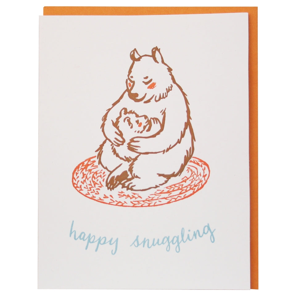 Happy Snuggling - Baby Card