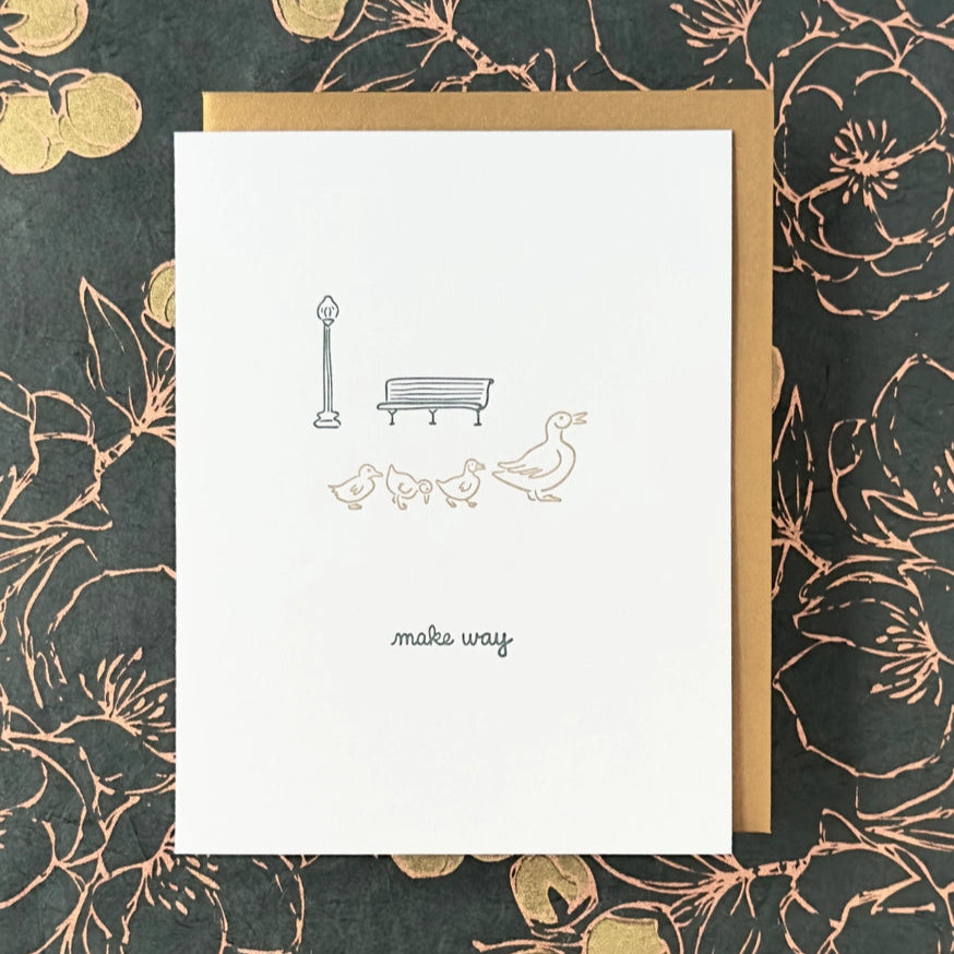 Make Way for Ducklings Card