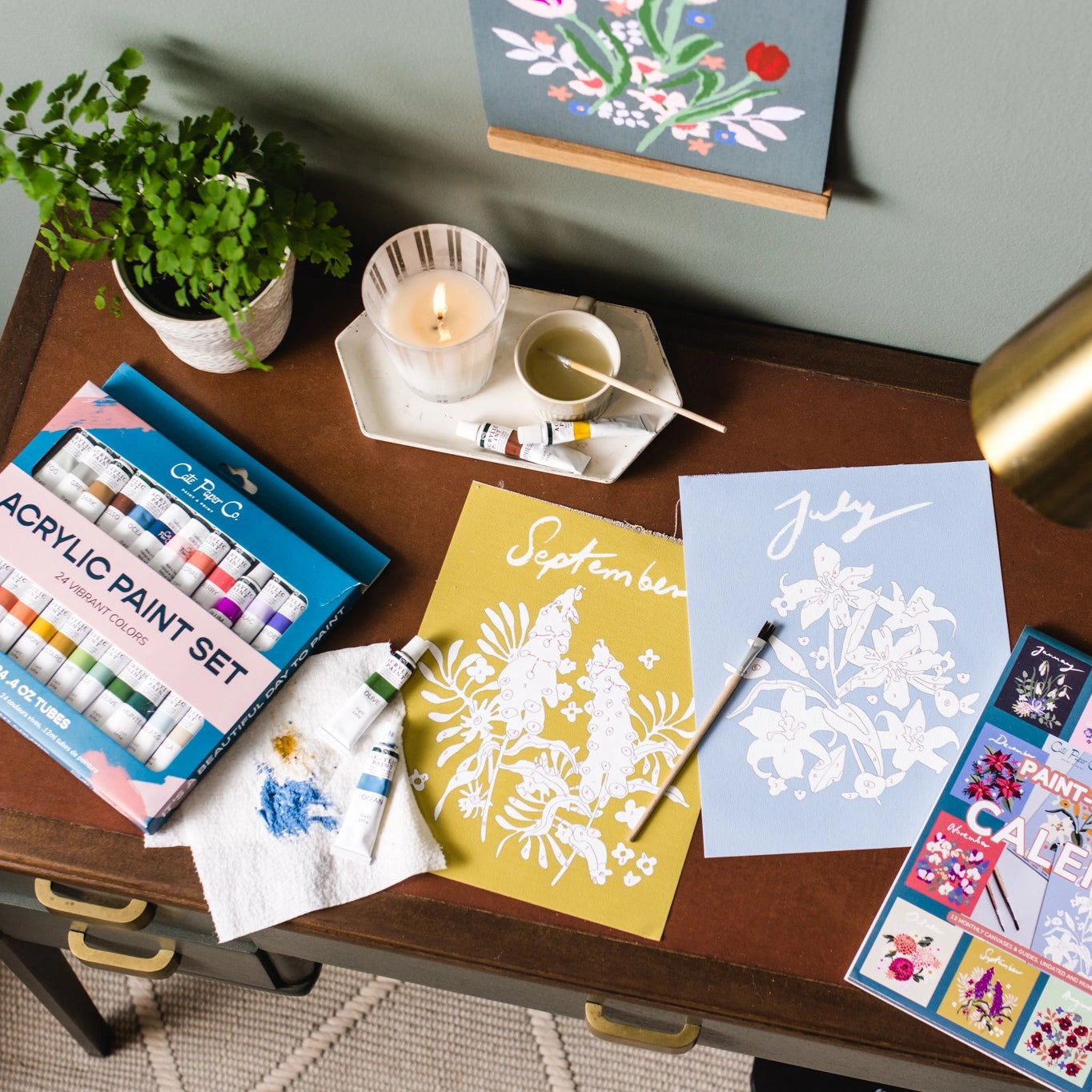Paint by Number: Calendar Kit
