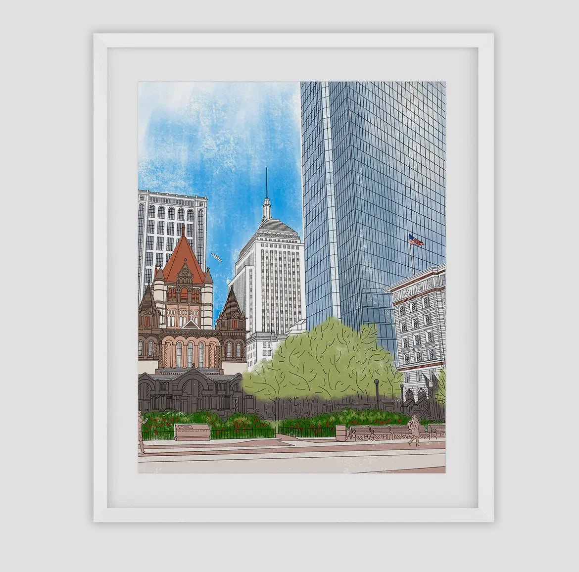 Art Print - Boston Back Bay
