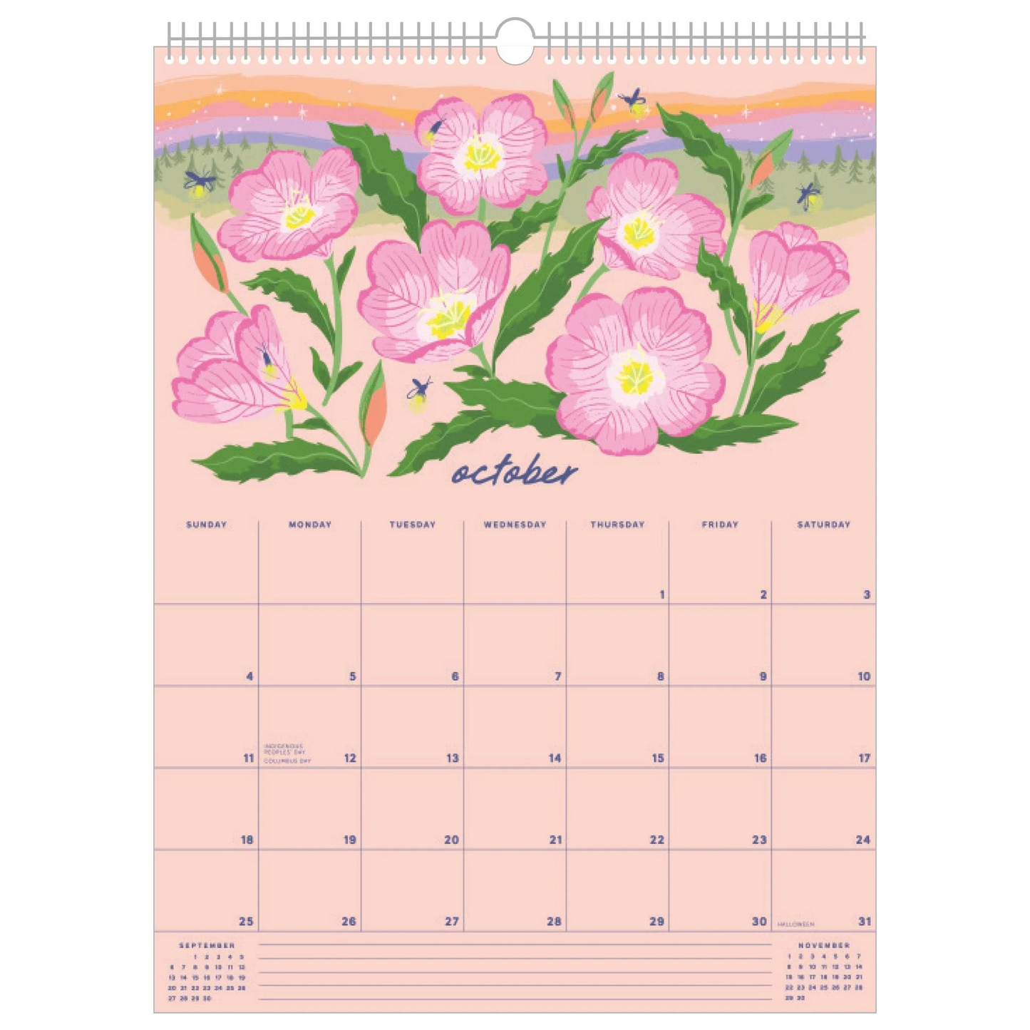 2026 Wall Calendar - Wildflowers