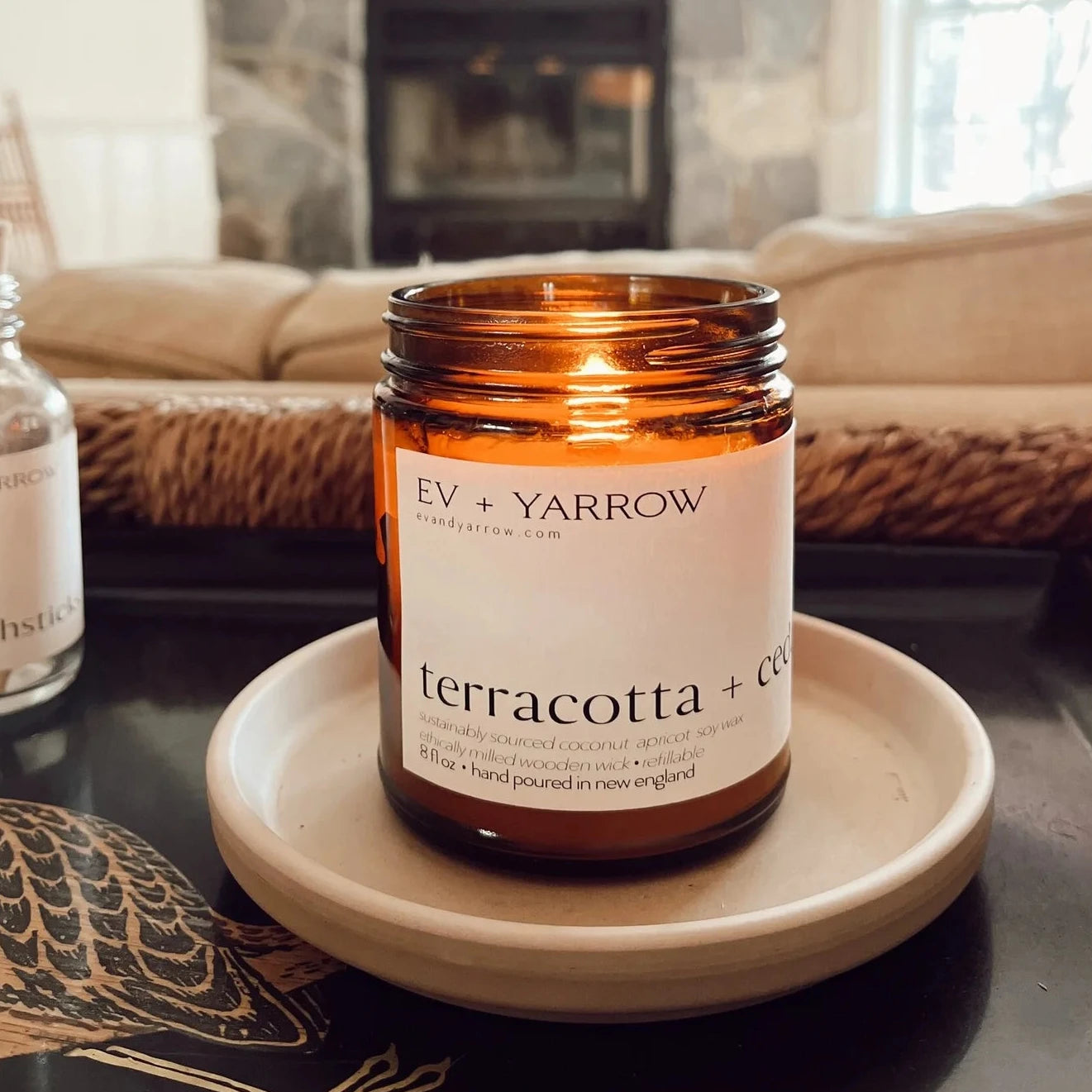 Terracotta and Cedar Candle
