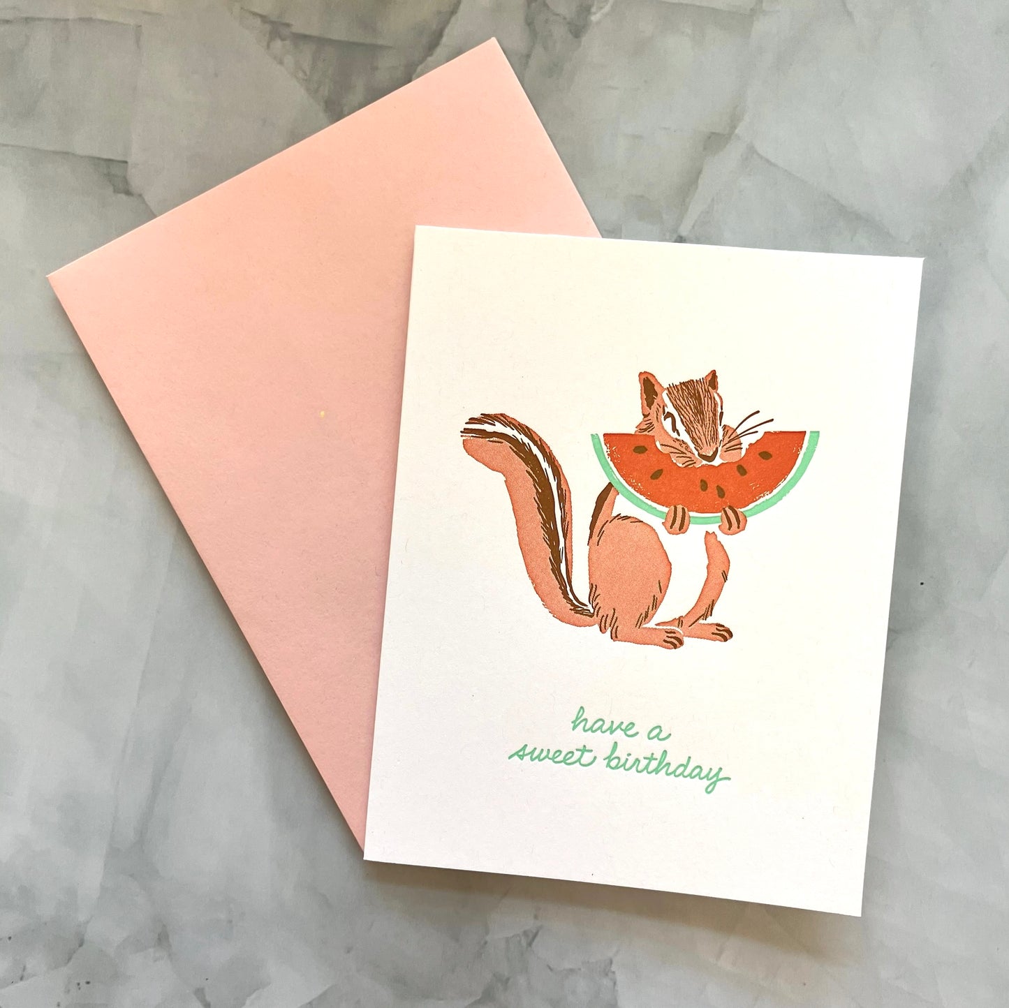 Sweet Watermelon Birthday Card