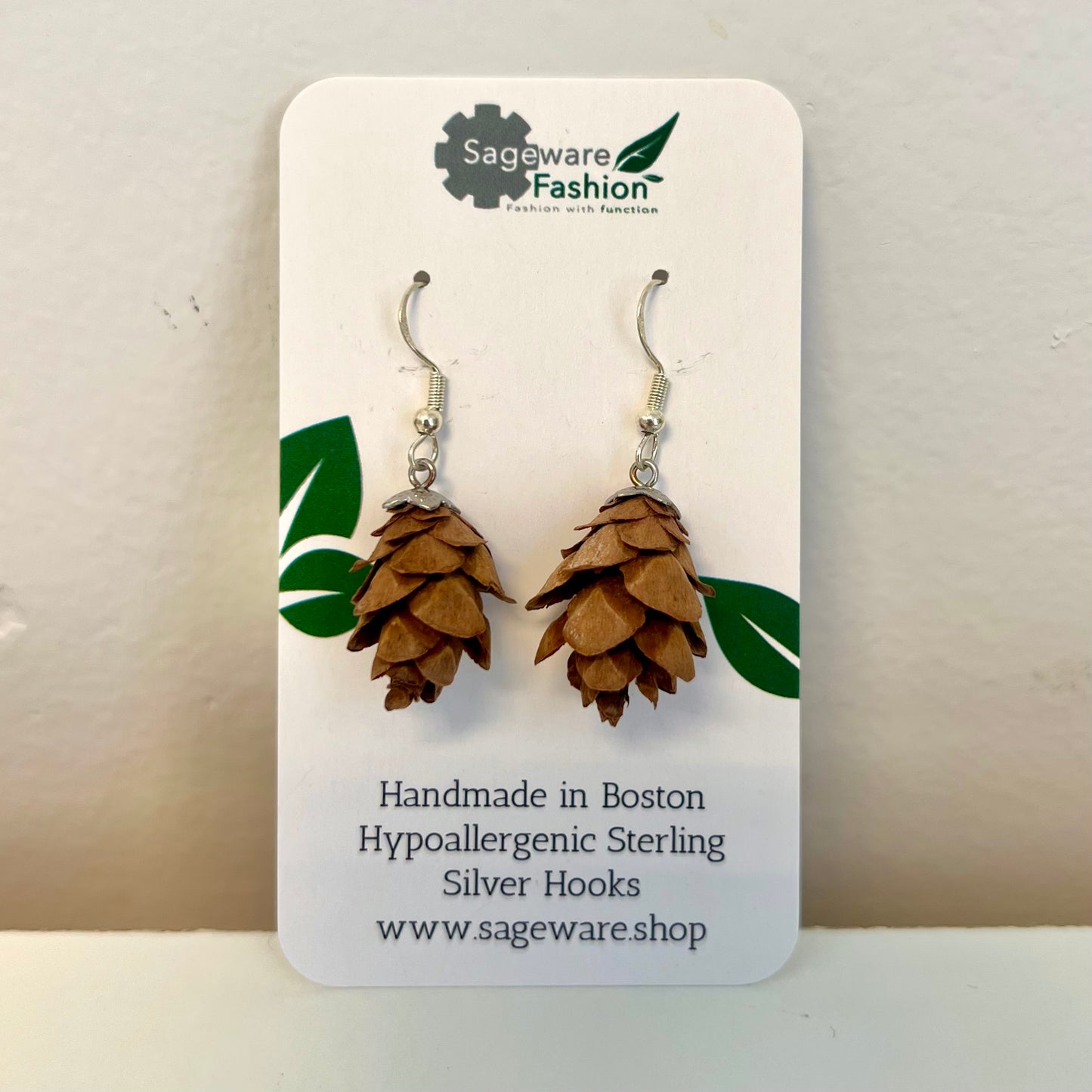 Pine Cone Earrings