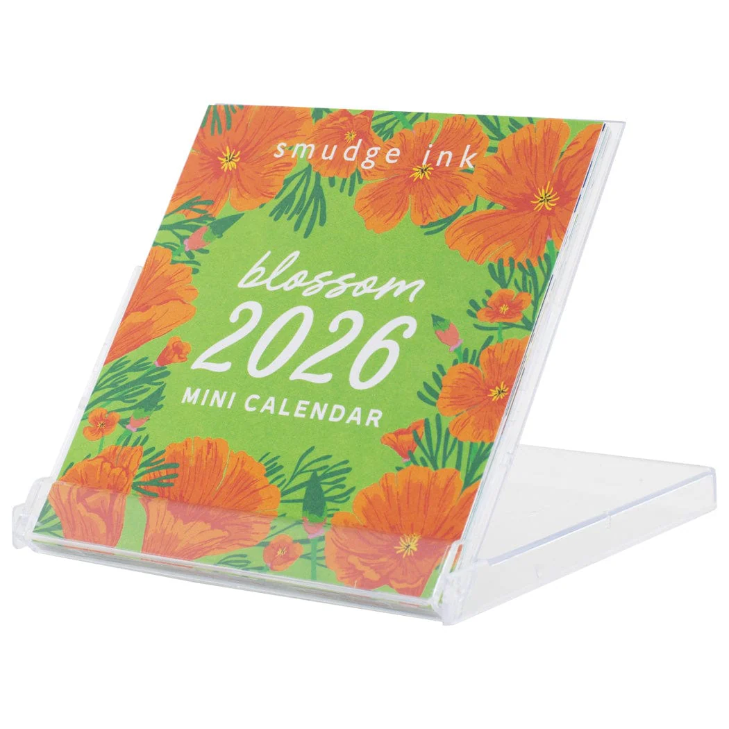 2026 Mini Calendar - Blossoms
