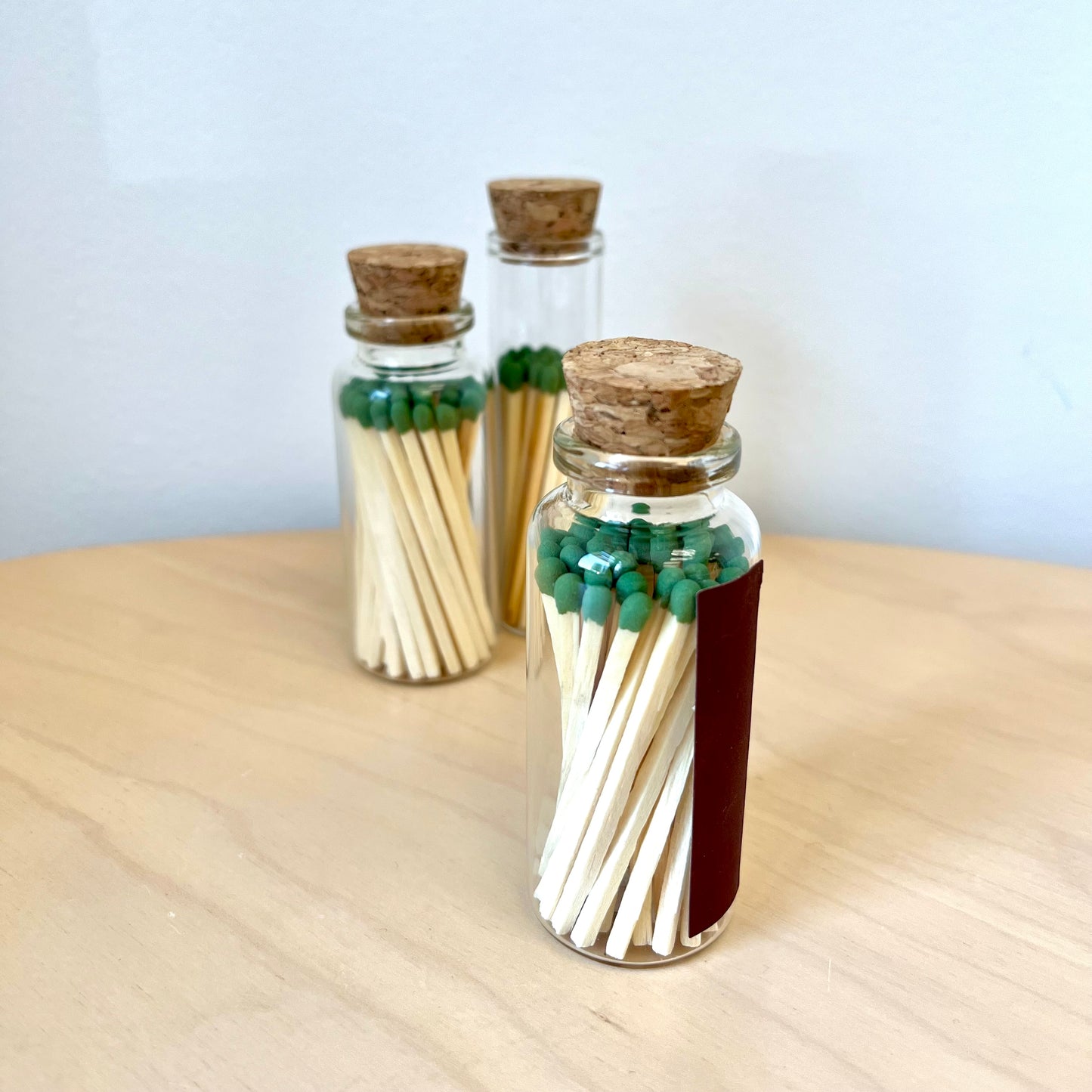 Matches in Glass Bottle