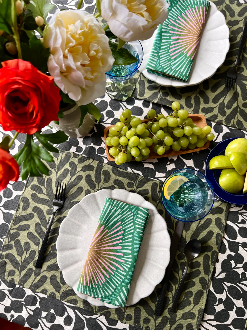 Climbing Vine Linen Placemats (set of 4)