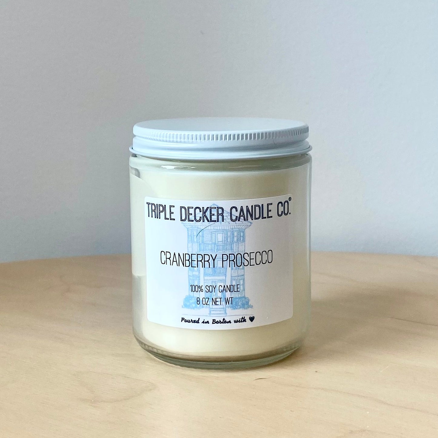 Cranberry Prosecco Triple Decker Candle