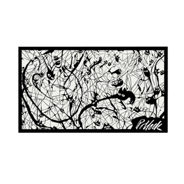 Cats in Famous Painting Magnet -Pollock