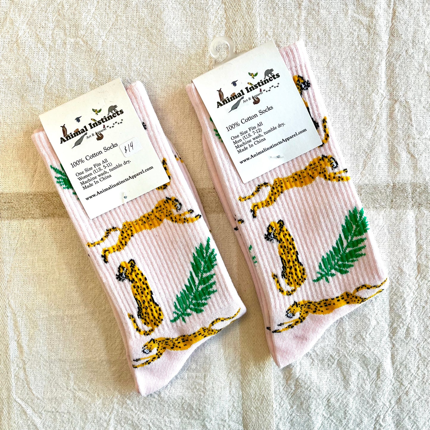 Cheetah Socks