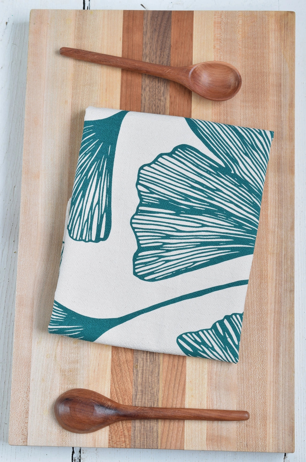Ginkgo Leaf Tea Towel