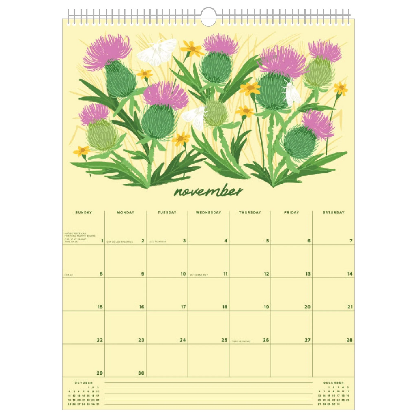 2026 Wall Calendar - Wildflowers