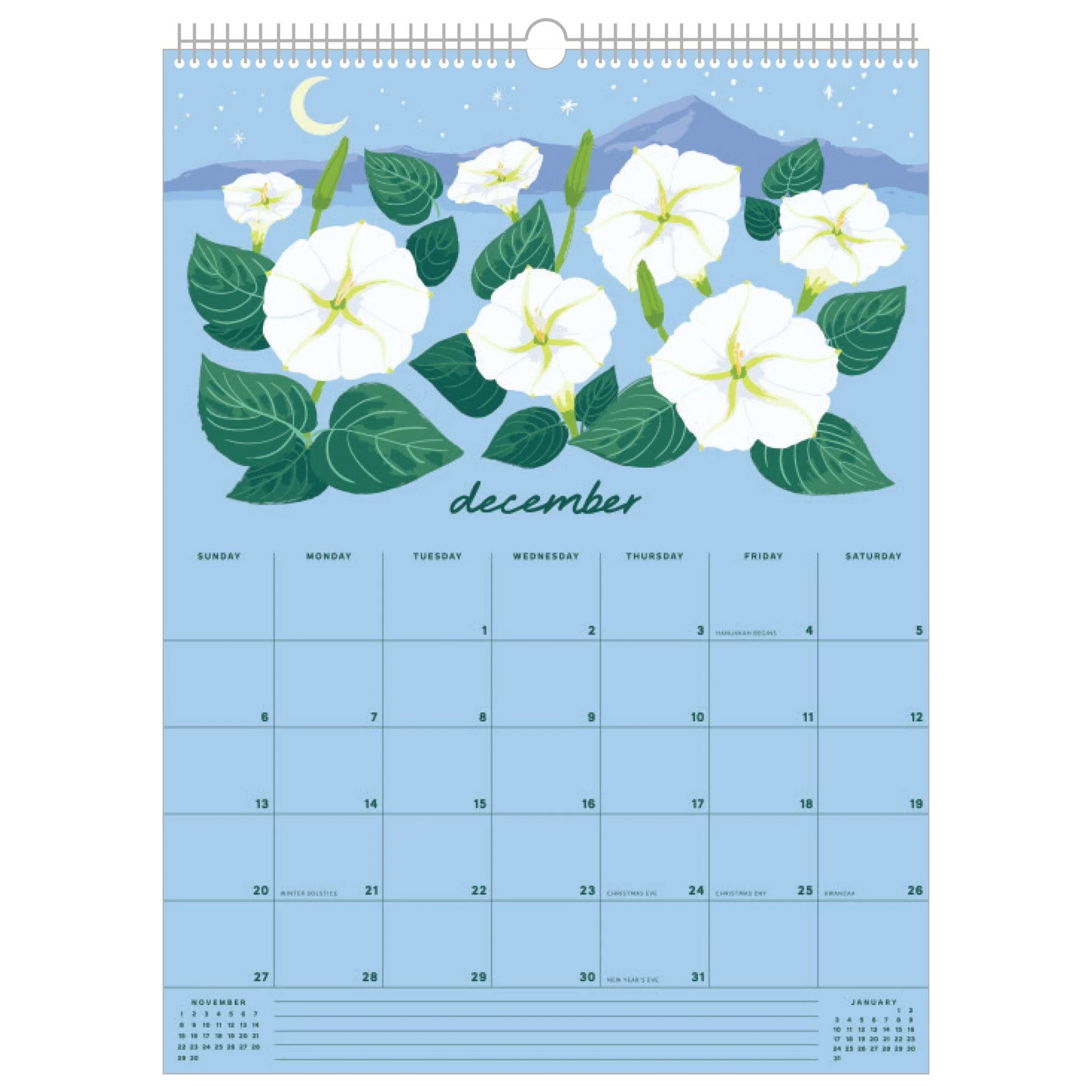 2026 Wall Calendar - Wildflowers