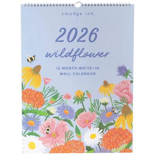 2026 Wall Calendar - Wildflowers
