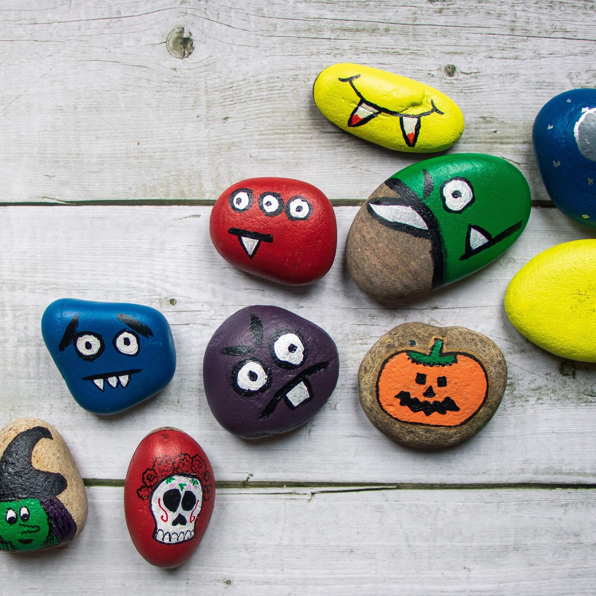 Oct 31 - Halloween Rock Painting (for kids 4+)