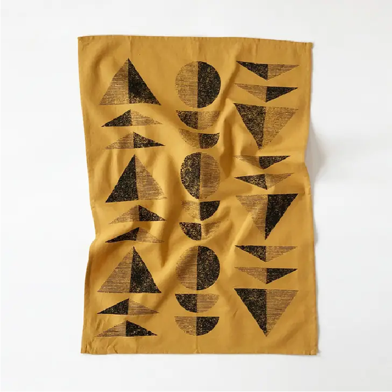 Tea Towel - Ochre Miro