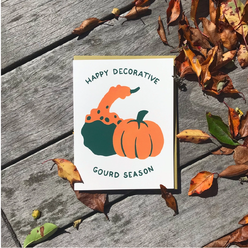 Greeting Card - Decorative Gourd Season