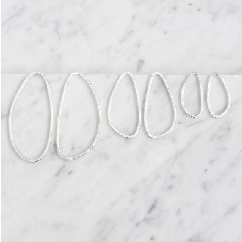 Organic Oval Studs