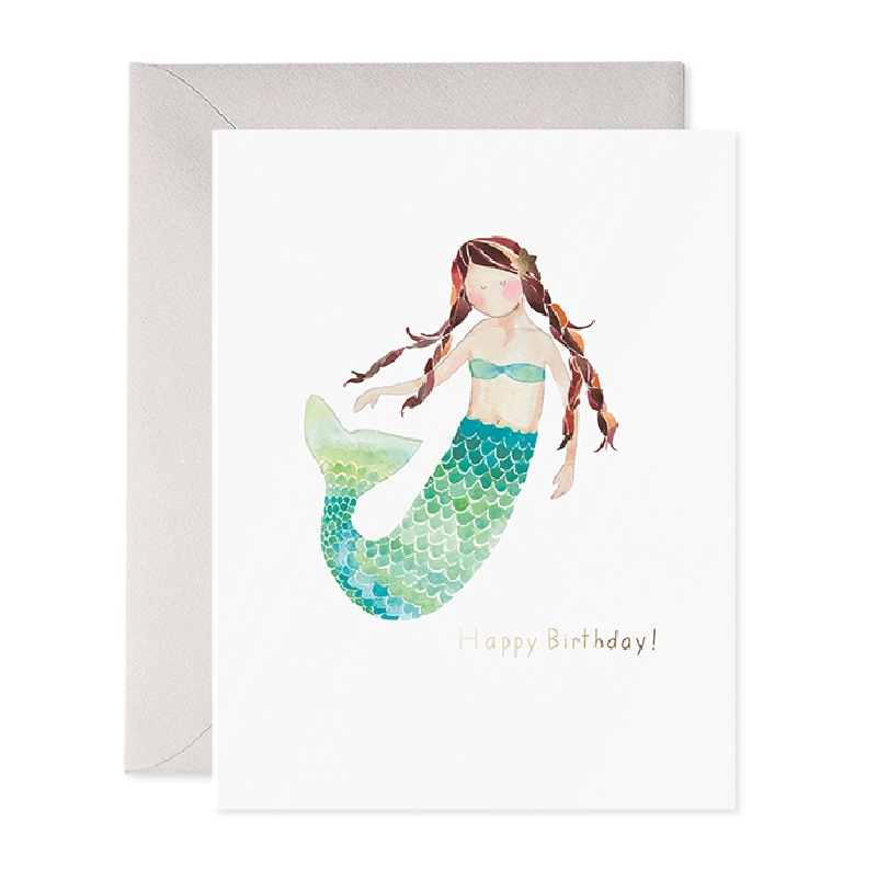Mermaid Birthday Card
