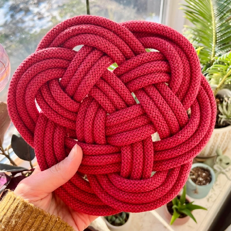Colorful Rope Trivet