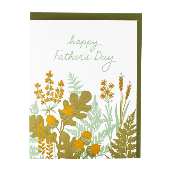 Foliage Happy Father's Day Card