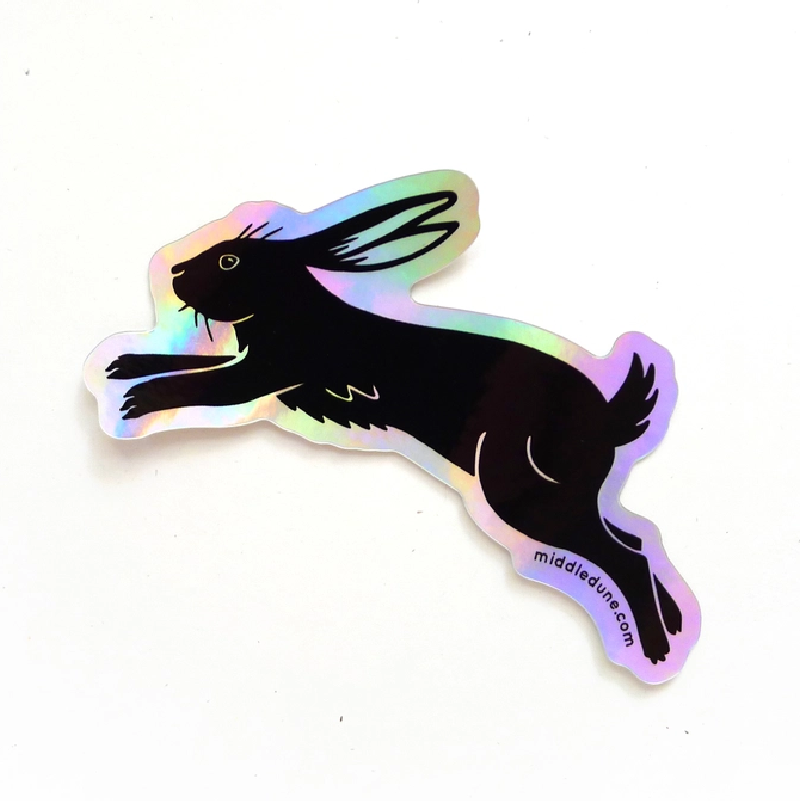 Bunny Holographic Sticker