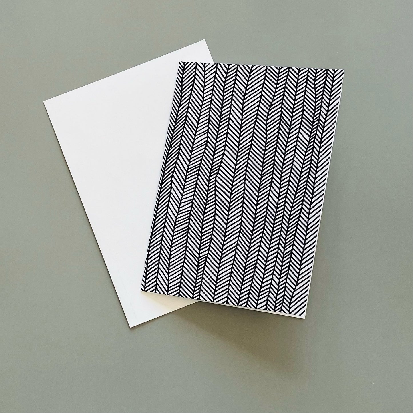 Black Chevron Card (0202)