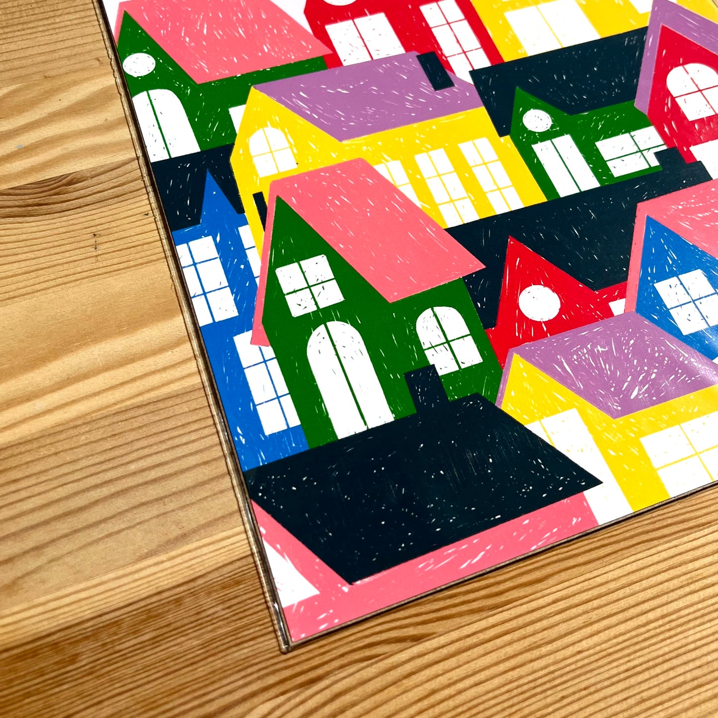Colorful Houses Art Print