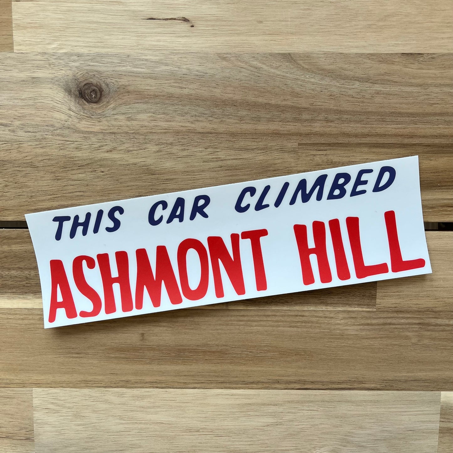 Ashmont Hill Bumper Sticker