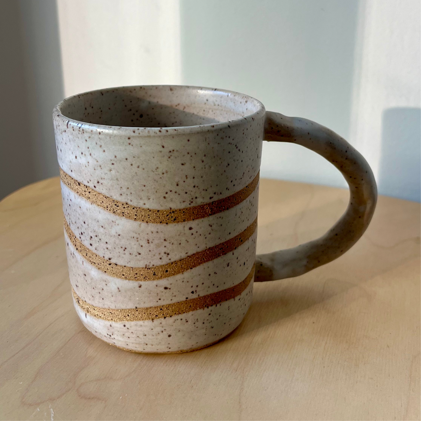 Mug with Wavy Lines