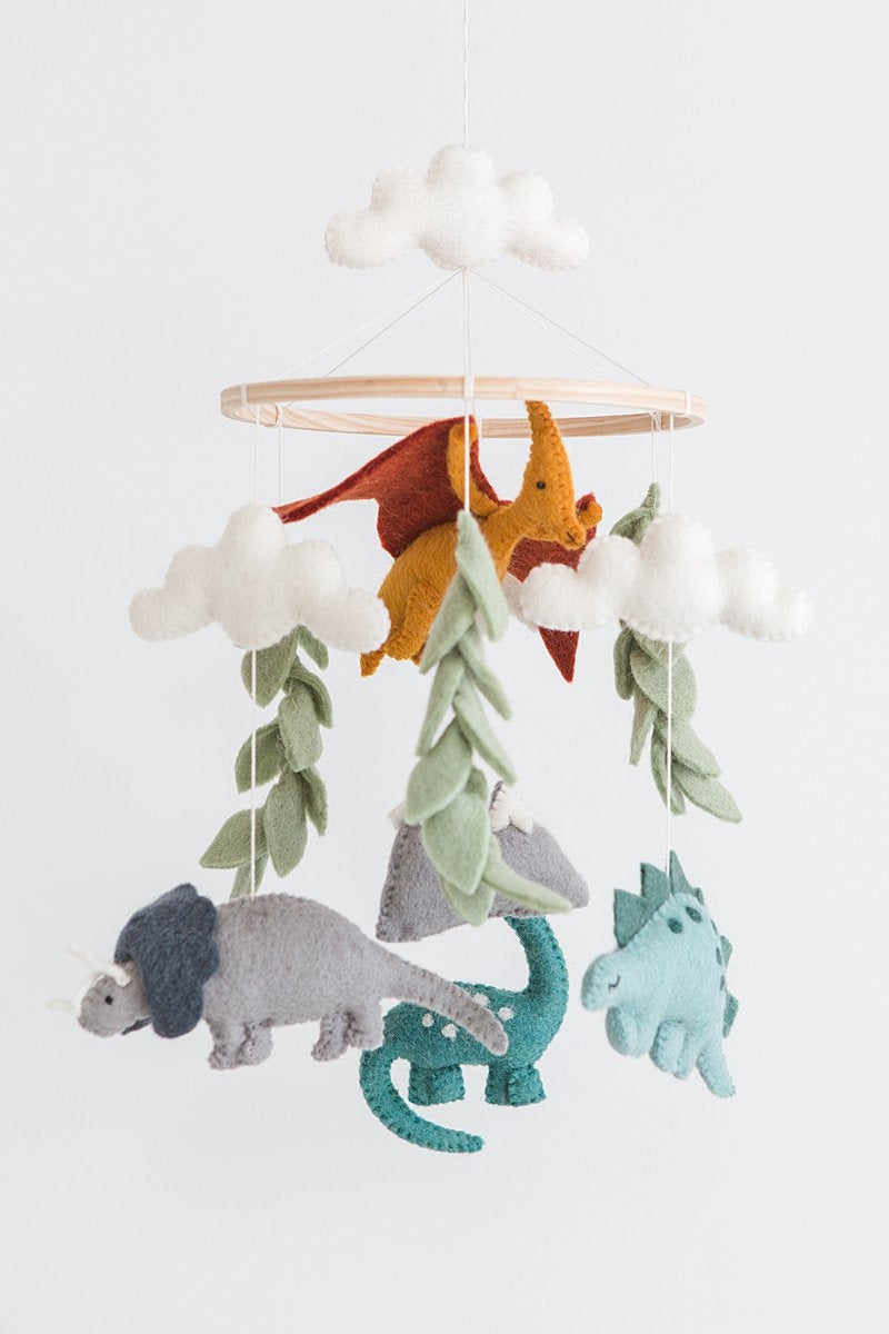 Dinosaur Baby Crib Mobile