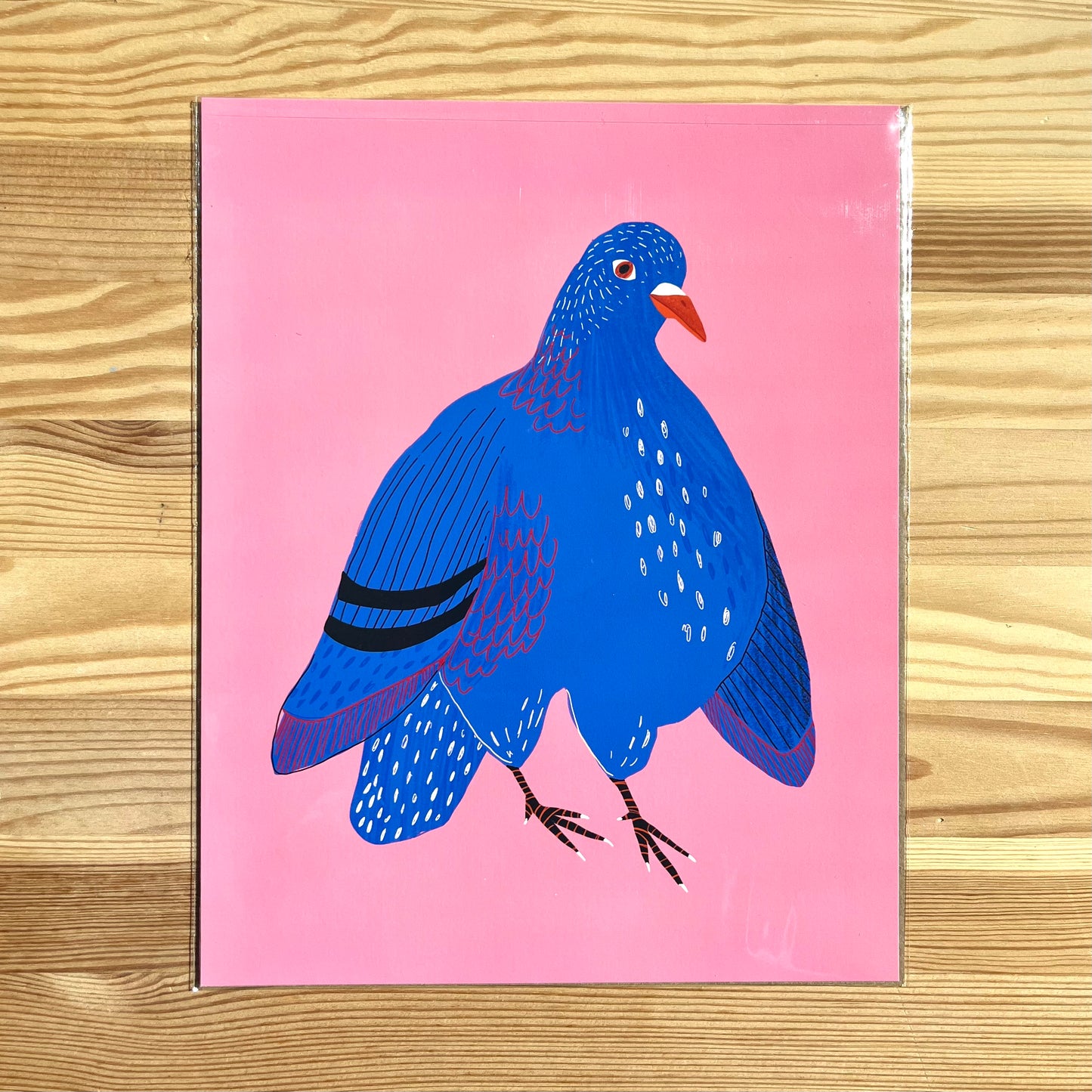 Blue Bird Art Print
