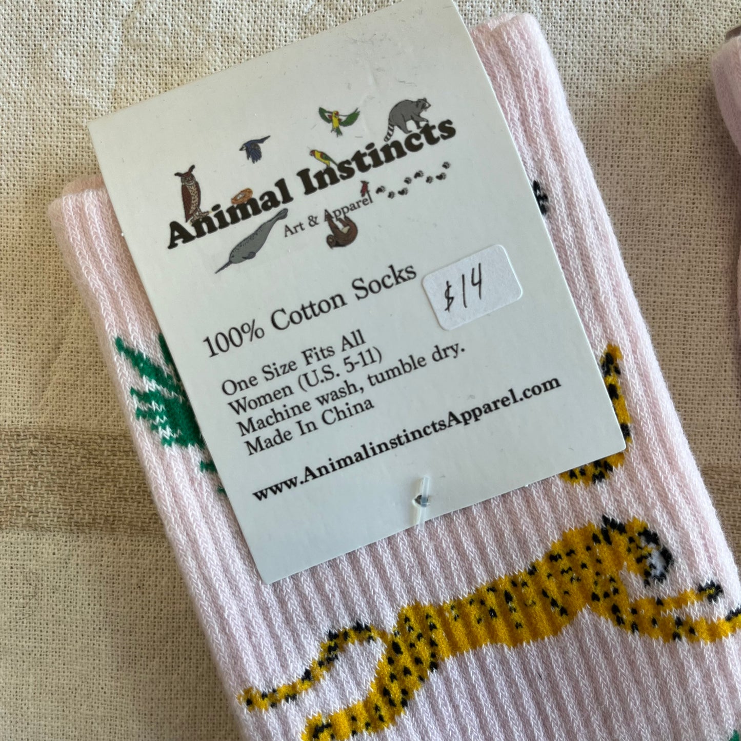 Cheetah Socks