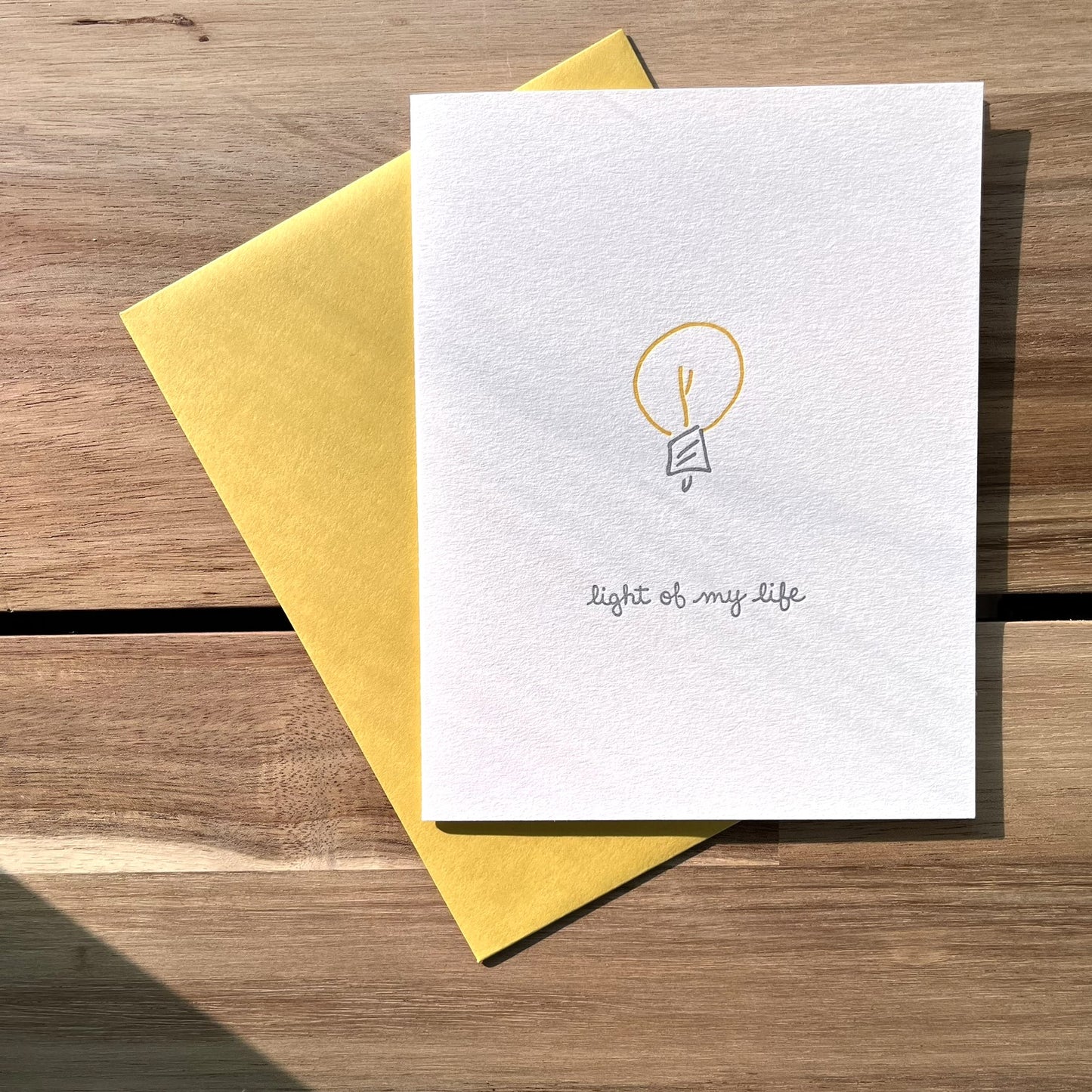 Light of My Life Card