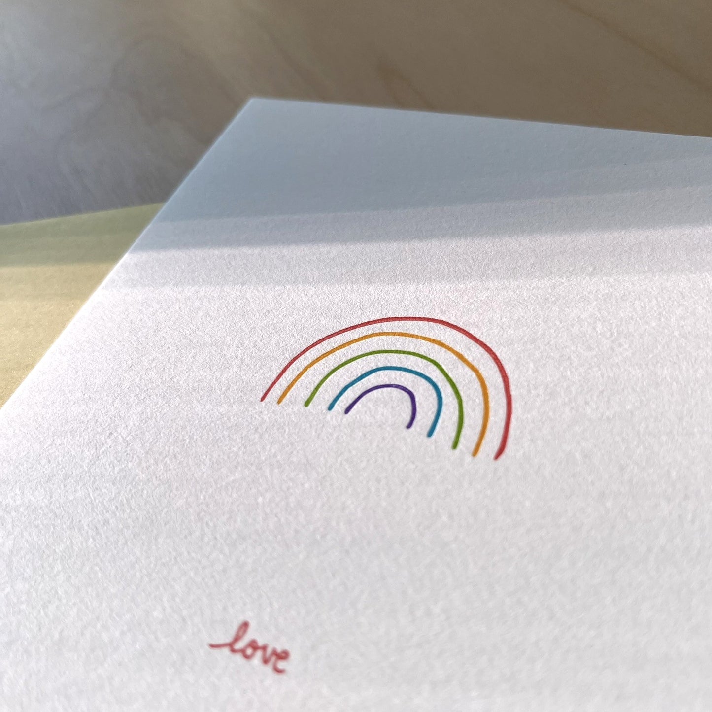 Rainbow Love Card