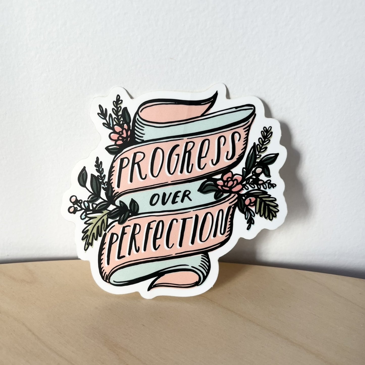 Progress over Perfection Sticker